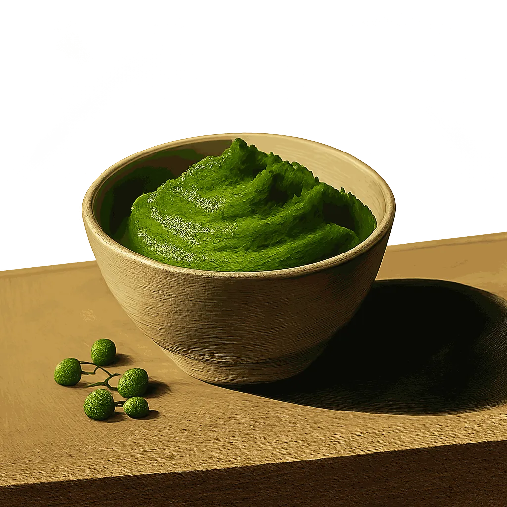 Pea purée